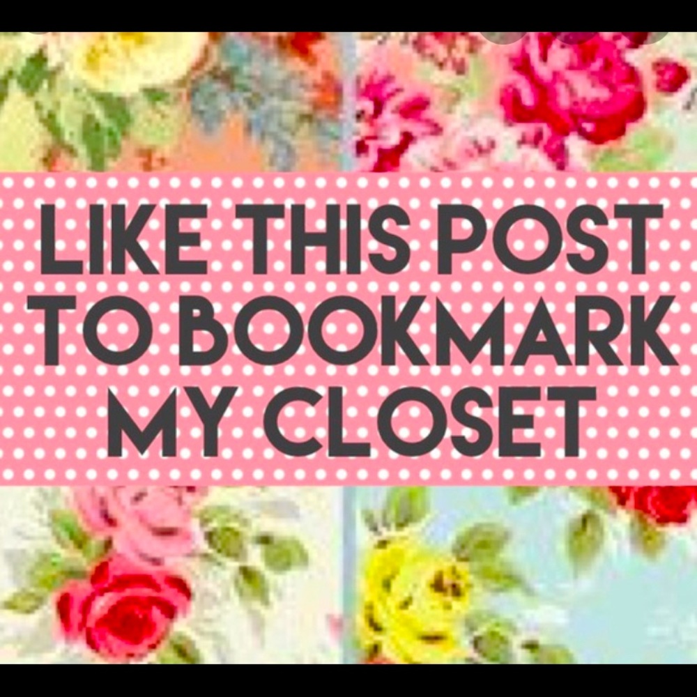 Like my Closet? ❤️ to be notified of new items